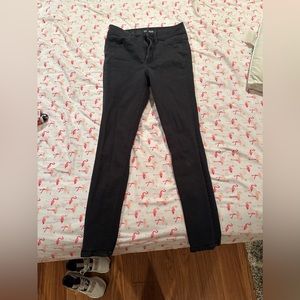 Express black skinny jeans